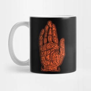 Vintage Palm Reading Chart Mug